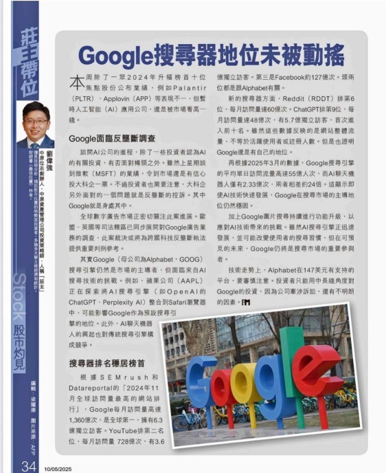 goog 的十天前