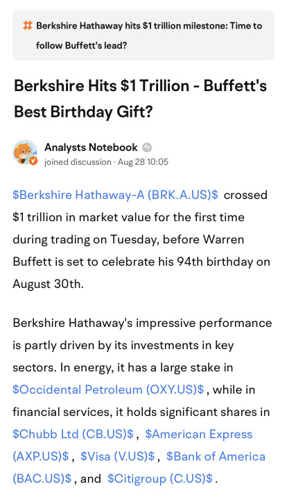 CONGRATULATIONS 🍾🎉🎈 WARREN BUFFETT THE BILLIONAIRE