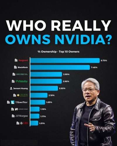 Who really owns NVDA⁉️ 🤯