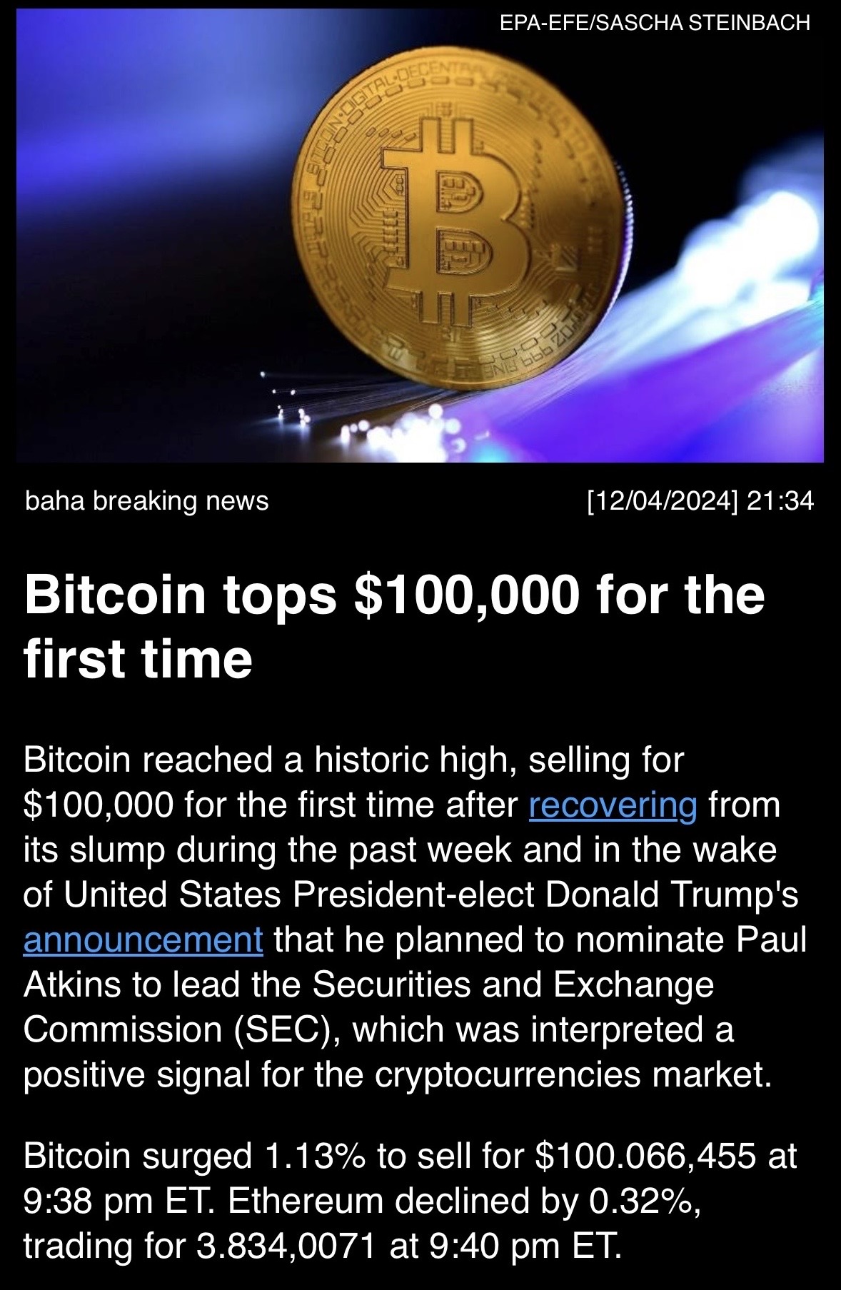 BITCOIN WILL “NEVER” HIT $100,000 🤔 YOU WERE RIGHT 😏 It wi... -  moomooコミュニティ