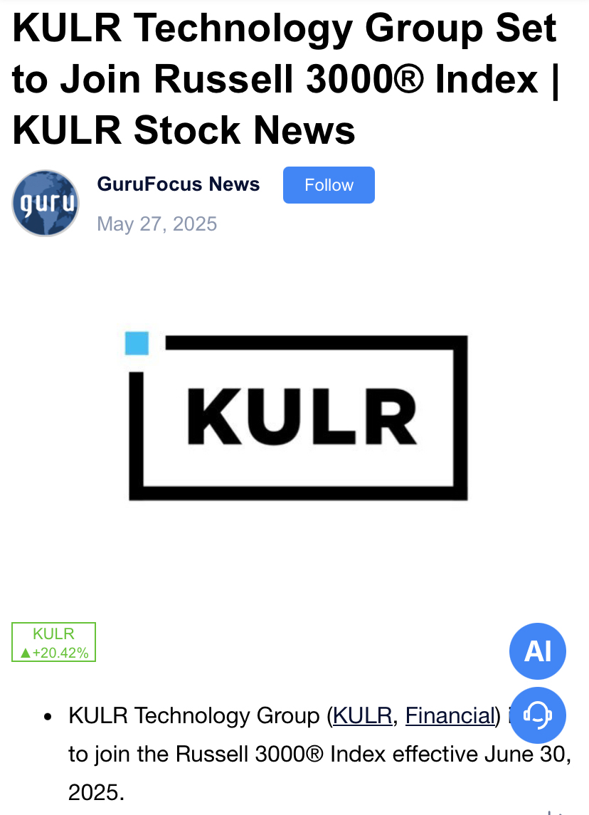 KULR: 再见还是买入⁉️🤔 - moomoo 社区