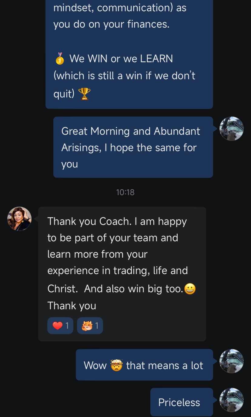 🥇 Teamwork makes the Dream 💪🏽 Work 🏆 CONGRATS 🏆 IF I helped you make any money and more importantly BECOME BETTER IN LIFE.. 🤝 It’s BIGGER than One Person. Trust in God, don't be envious or greedy or jealous, none of those do anything positive or good in your life. Be grateful, give thanks and appreciate! :) You can see others but only to be inspired not to compete only to complete ⭕️ I is Illness & W...