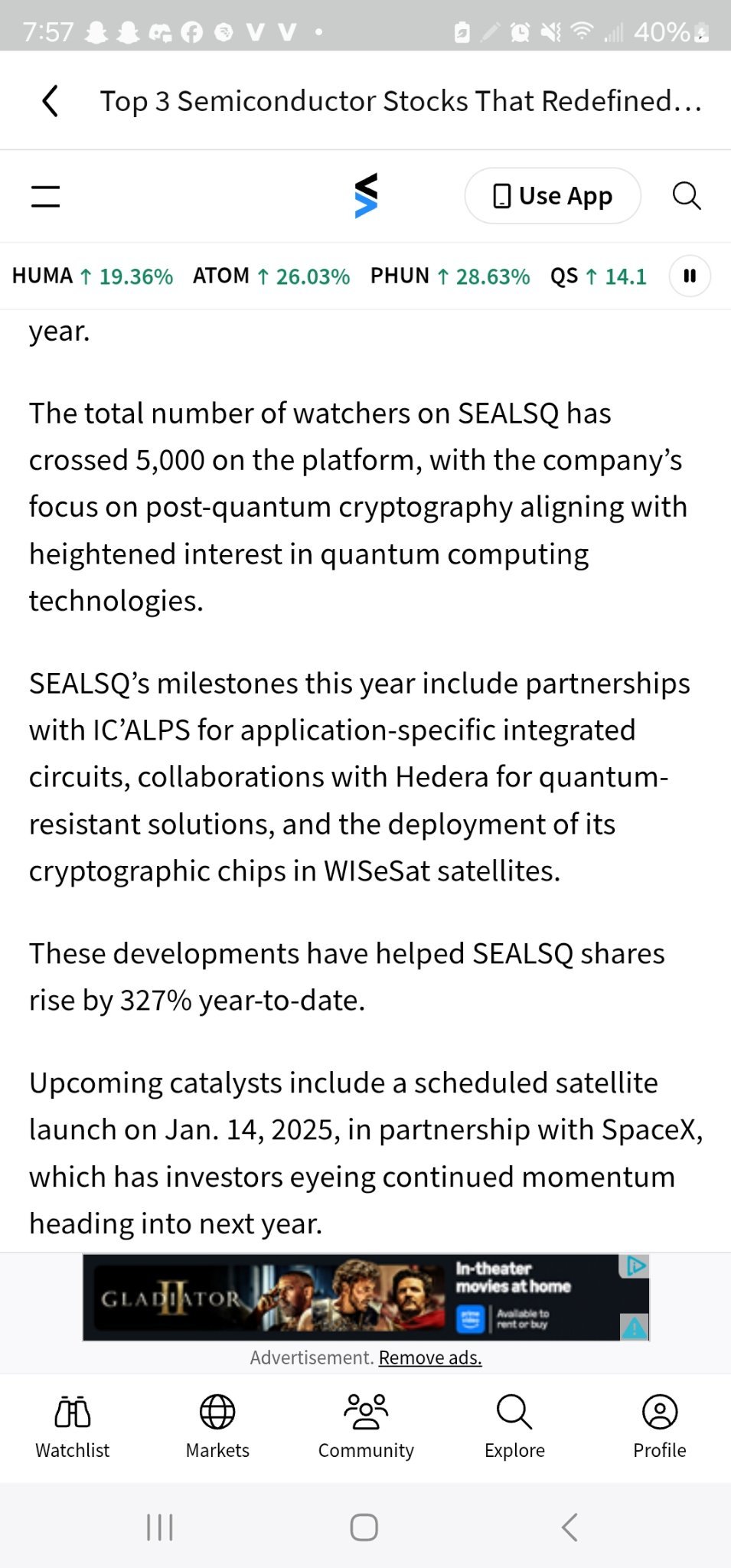 $SEALSQ Corp (LAES.US)$