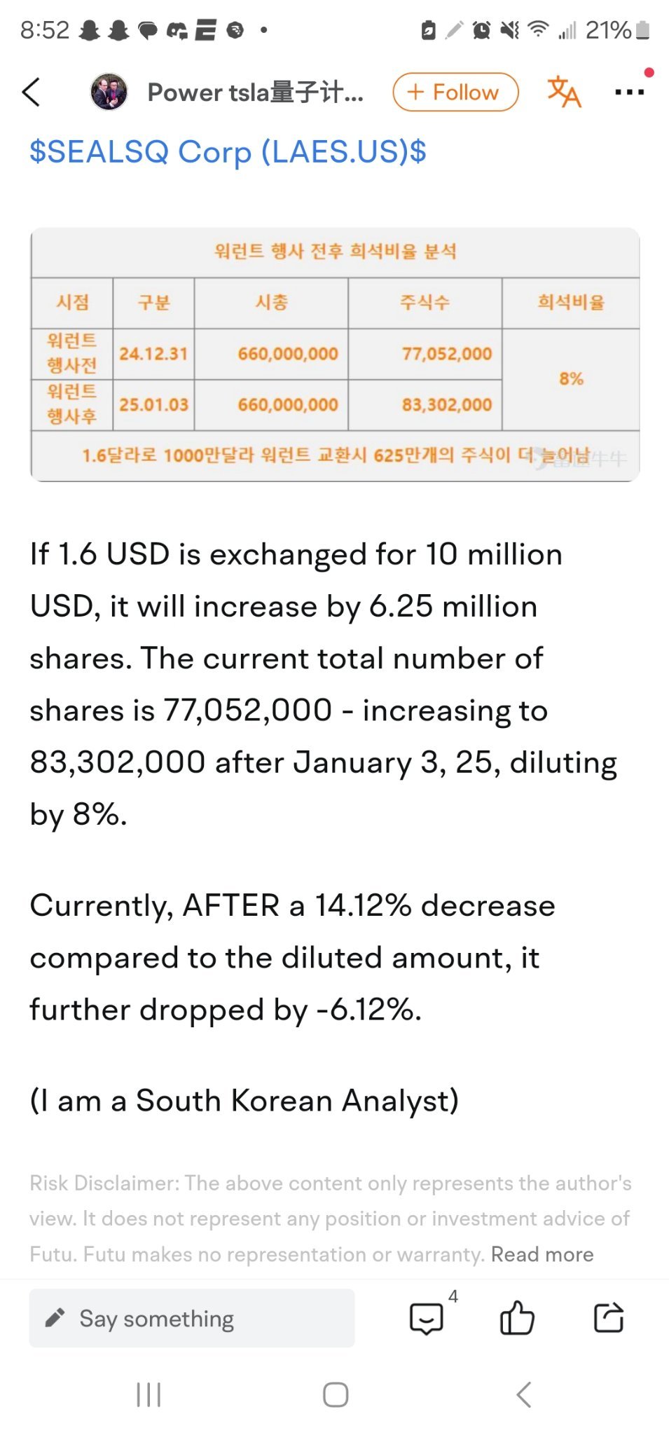 $SEALSQ Corp (LAES.US)$