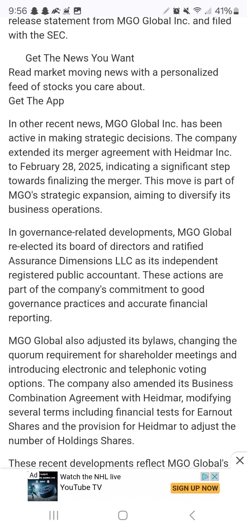 $MGO Global (MGOL.US)$ 仍然沒有確切的日期……只是一步……