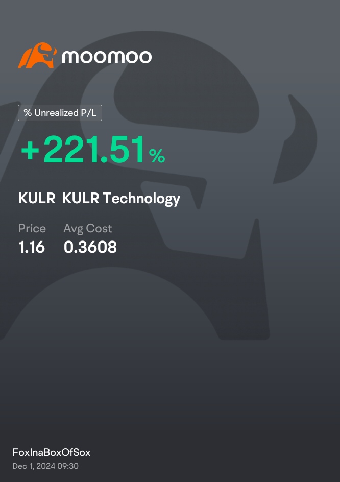 $KULR Technology (KULR.US)$ 我对这个抱有很高的期待！