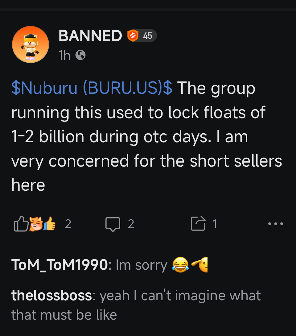 $Nuburu (BURU.US)$ I told you. We can make educated guesses based on historical trading patterns and experience