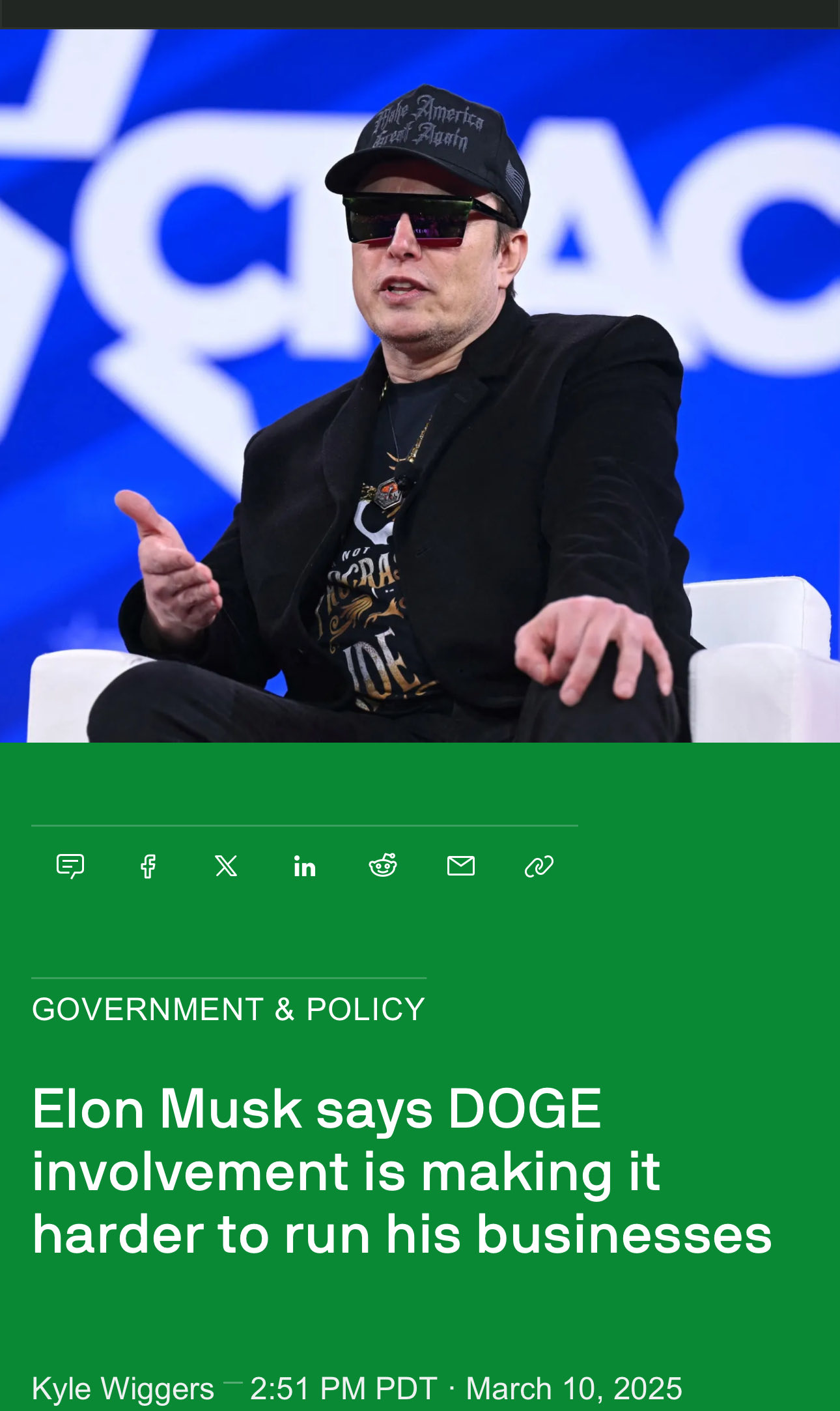 musk away from his own business for DOGE ?