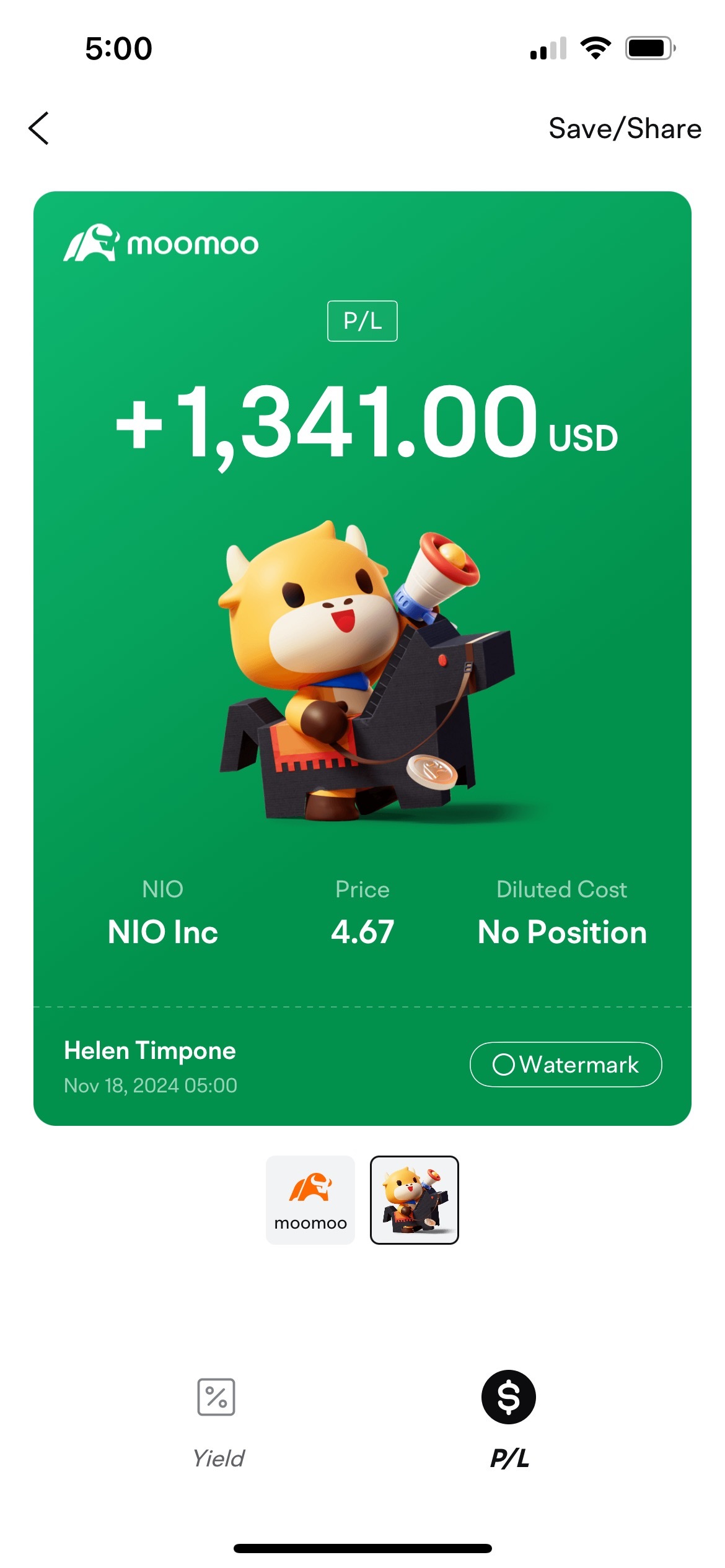 $ニオ (NIO.US)$ 全セクターに幸運を💰💰💰