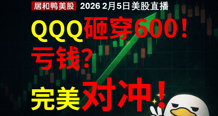 QQQ砸穿600！虧錢？完美對沖！