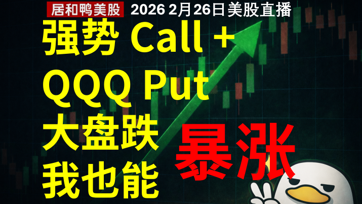 强势VRT Call + QQQ Put，大盘跌我也能暴涨