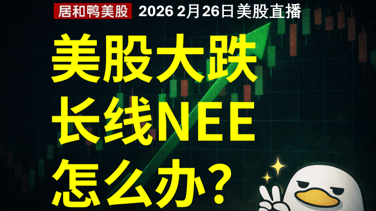 美股大跌长线NEE怎么办？