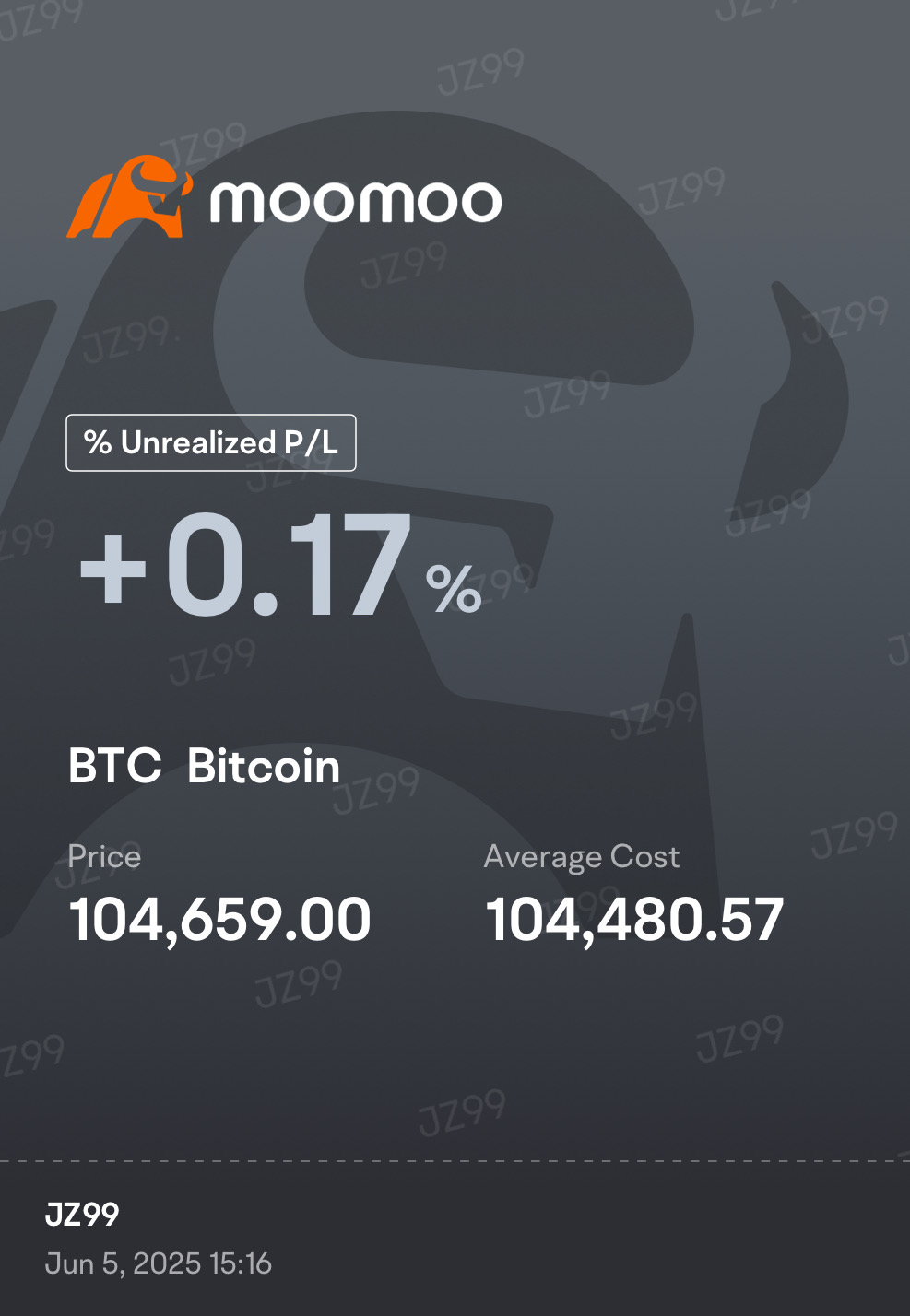第一次在moomoo上交易加密货币