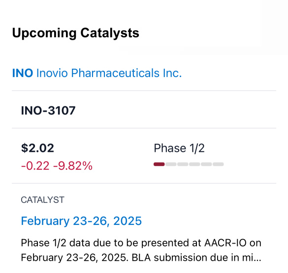 Phase 1/2 Data to be Presented Feb 23-26