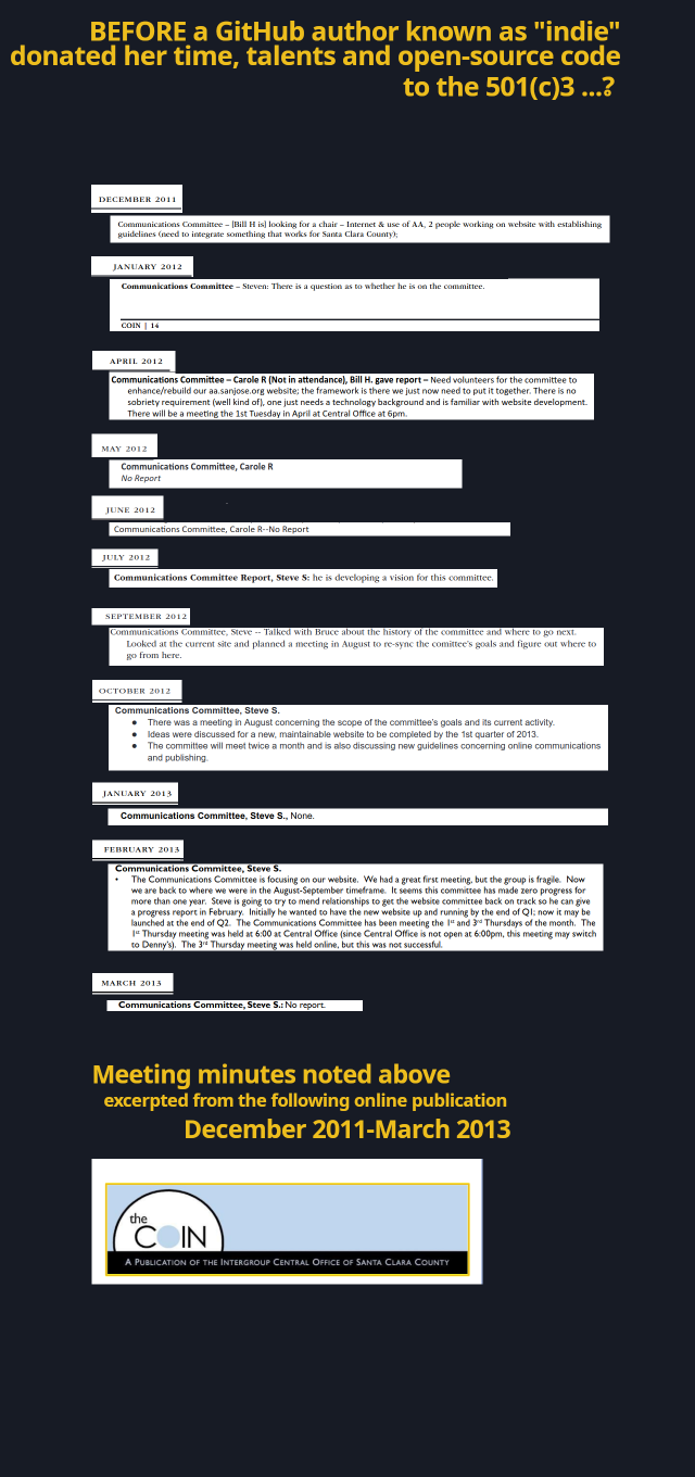A case study in Open Source code for 501(c) orgs