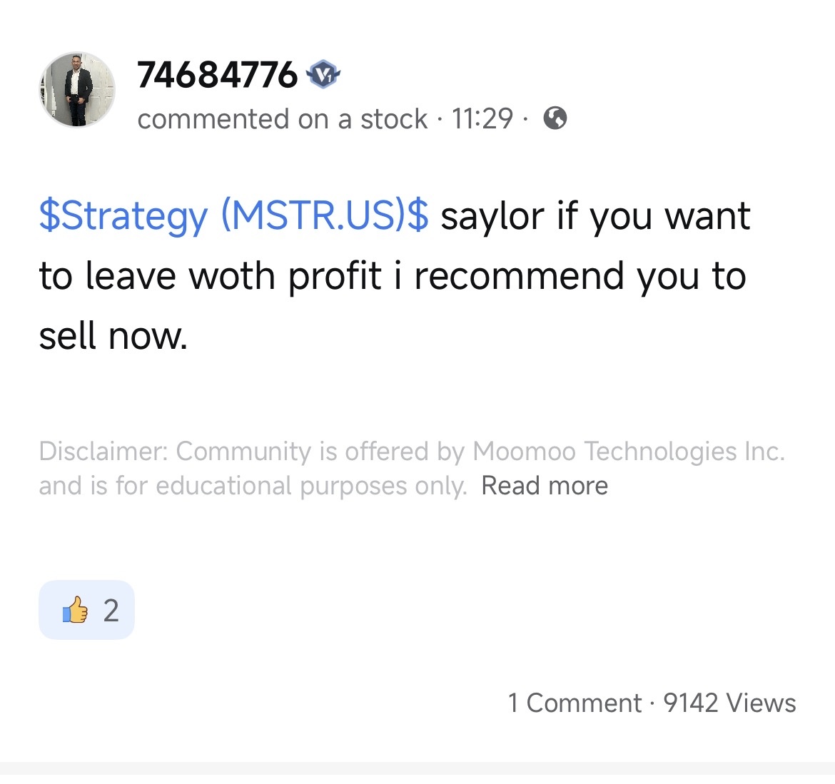 $Strategy (MSTR.US)$ SAYLOR HEARD ME FINALLY