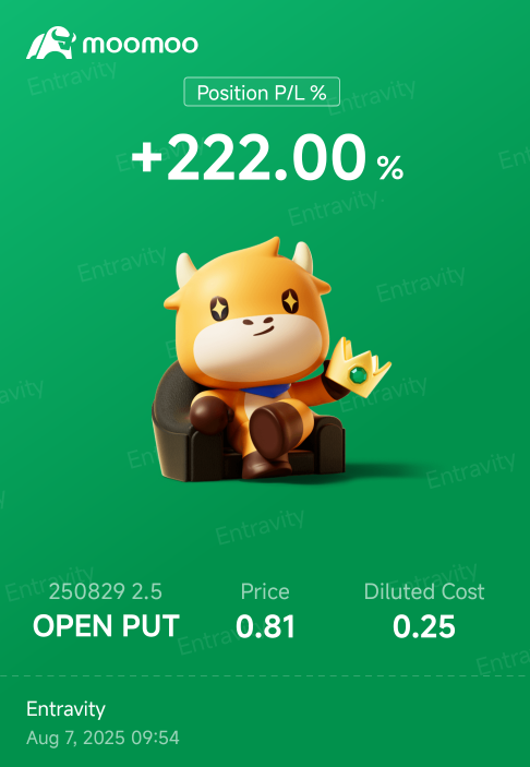Put the profit here.