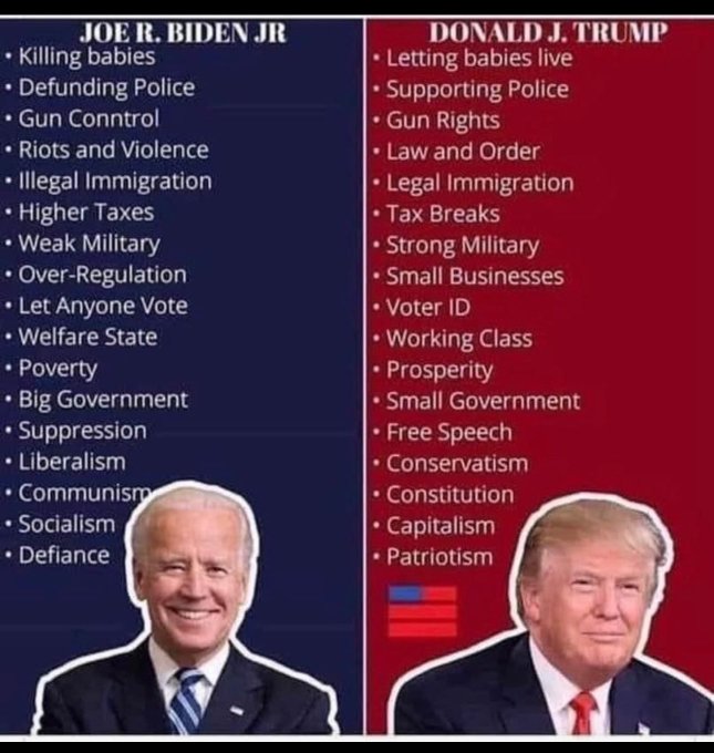 Donald Trump facts vs Biden