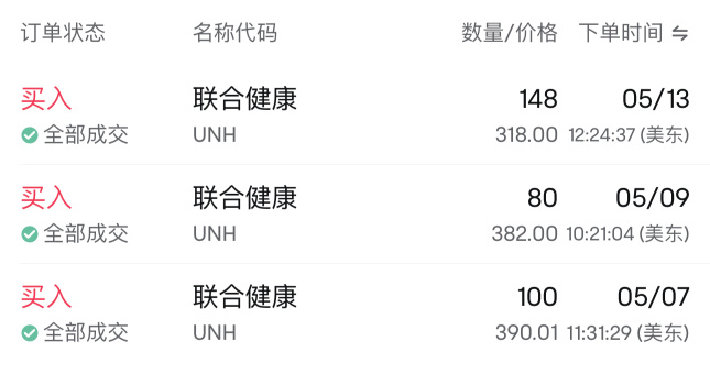 UNH的基本面沒有問題，堅持價值投資