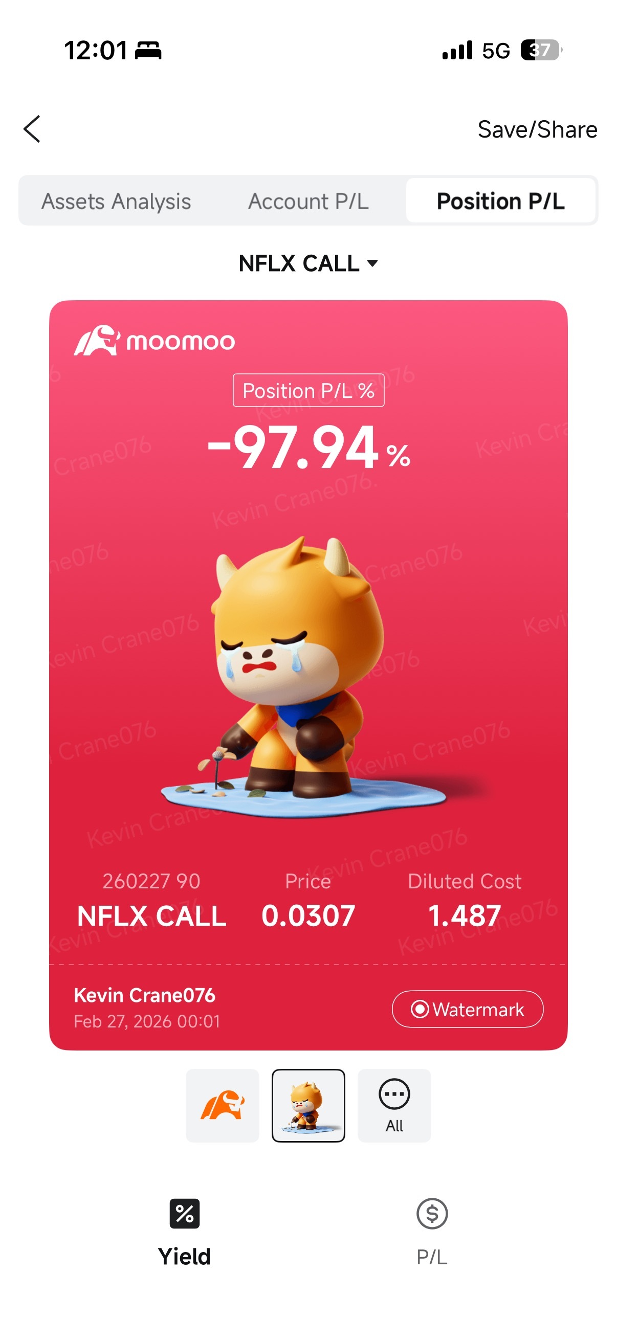$Netflix (NFLX.US)$ possibly the greatest miracle of my life yesterday took place thank you God