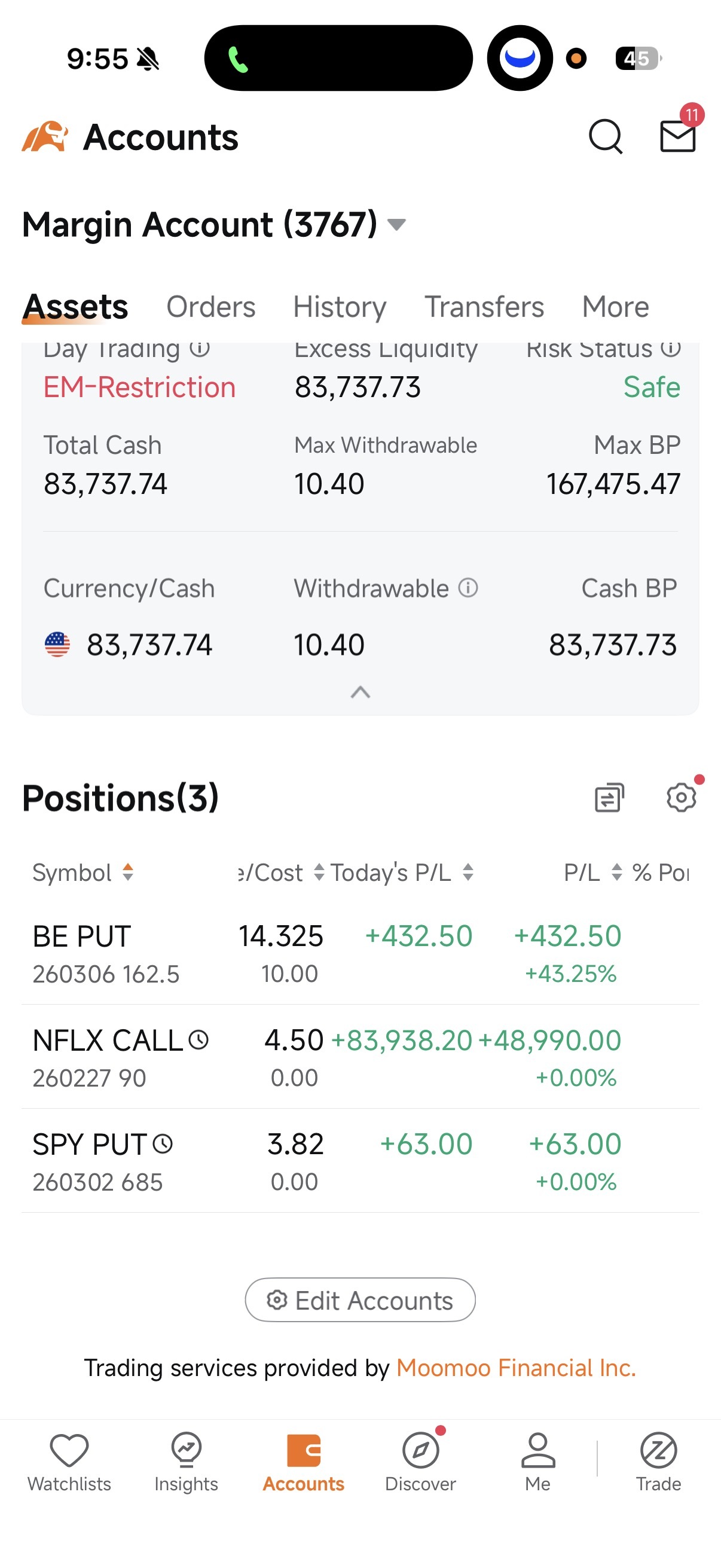 $Netflix (NFLX.US)$ possibly the greatest miracle of my life yesterday took place thank you God