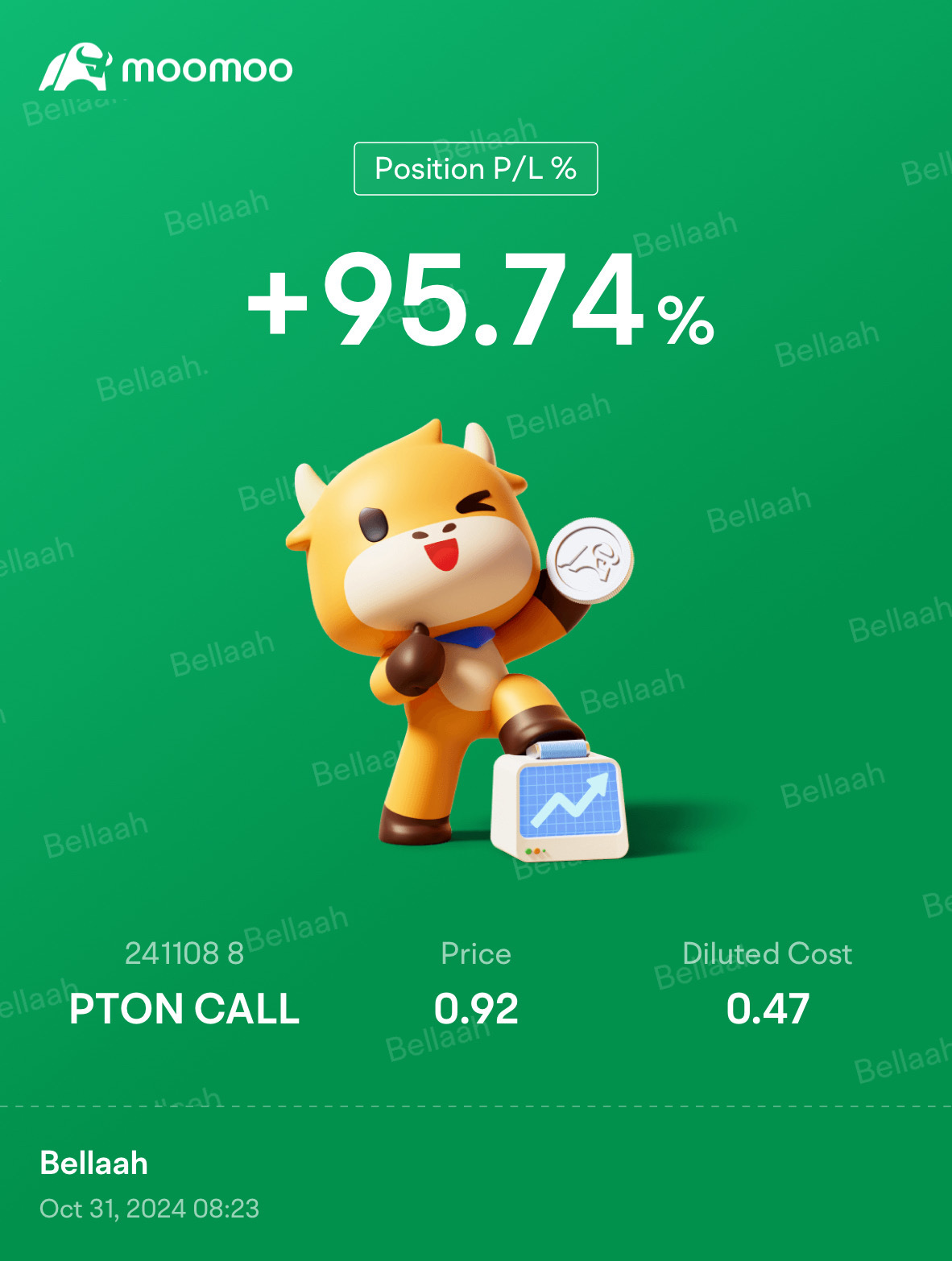 $Peloton Interactive (PTON.US)$ 让我们走吧