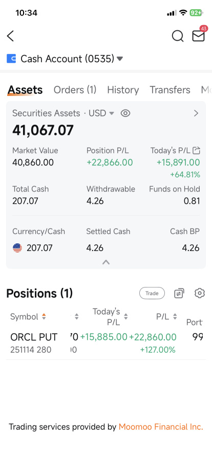 just like that, the 740 to 42k dream is completed