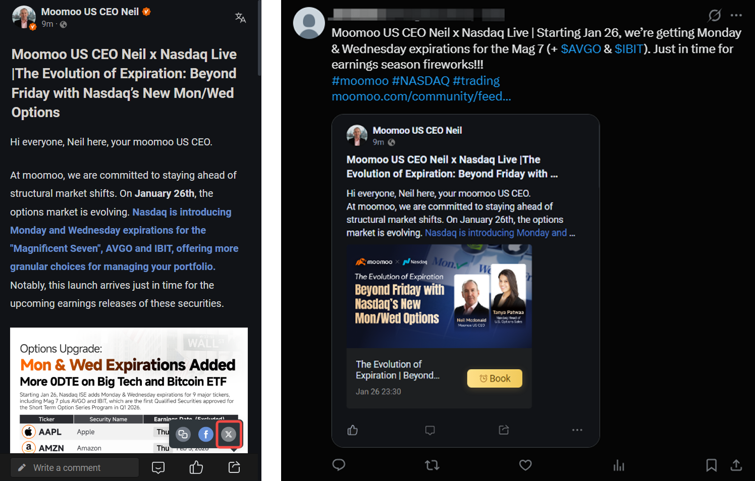 Moomoo US CEO Neil x Nasdaq Live | The Evolution of Expirati... - moomoo  Community