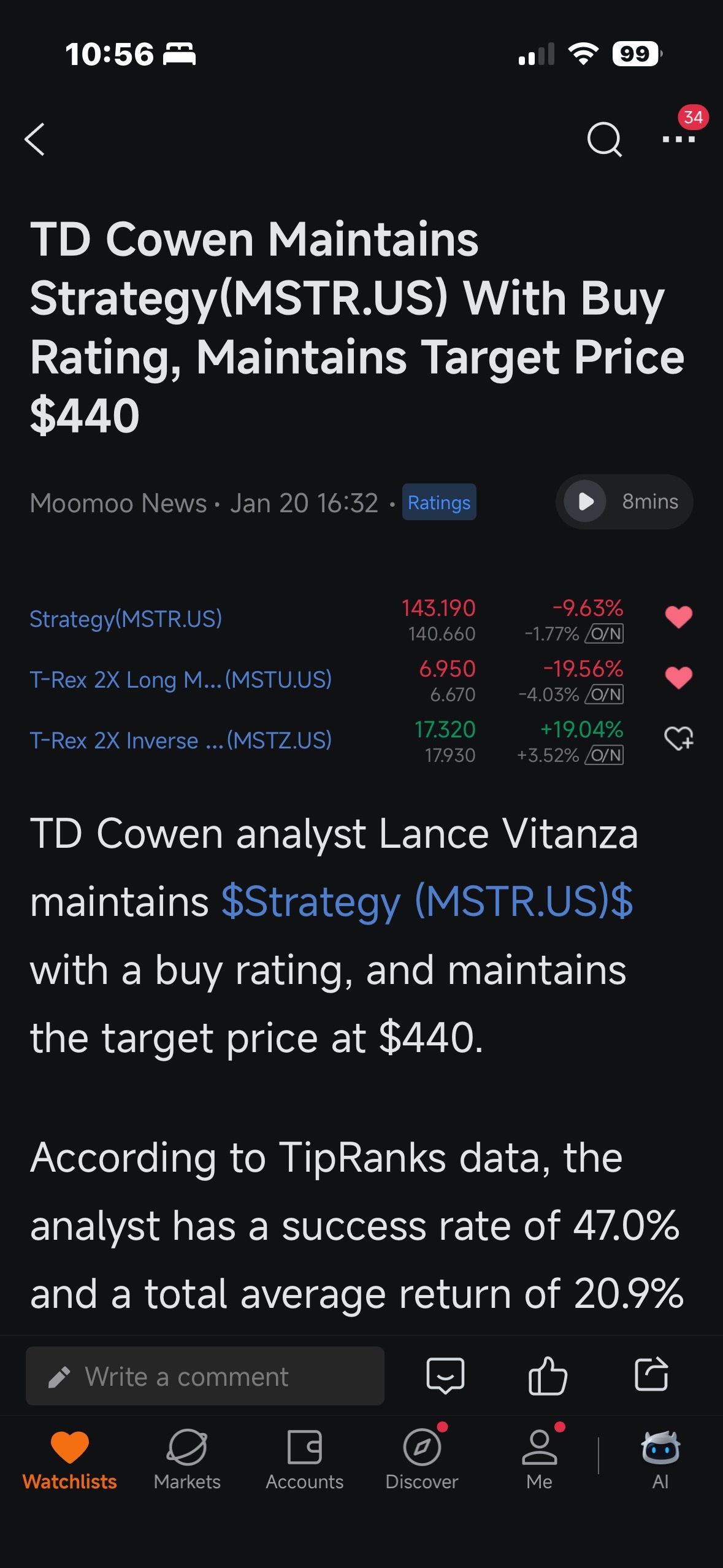 全チャンネルで買い（評価4）＝MSTR!!! 💃 🔥👍💕🐂🎯💵💸🔮 強気相場が準備中!!! - moomooコミュニティ