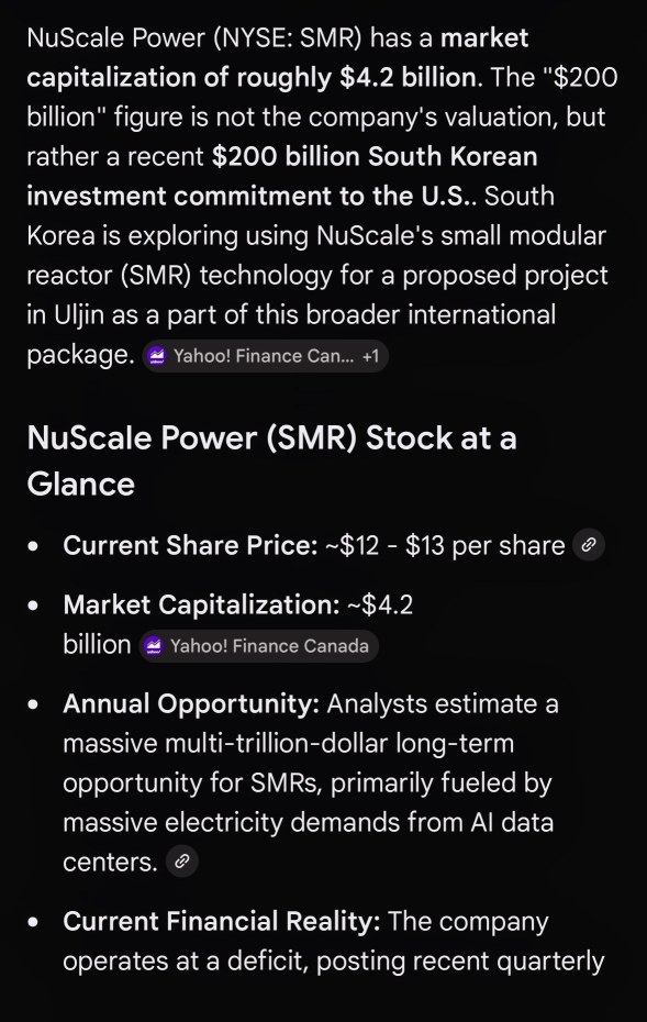 I saw a news about SMR investment!