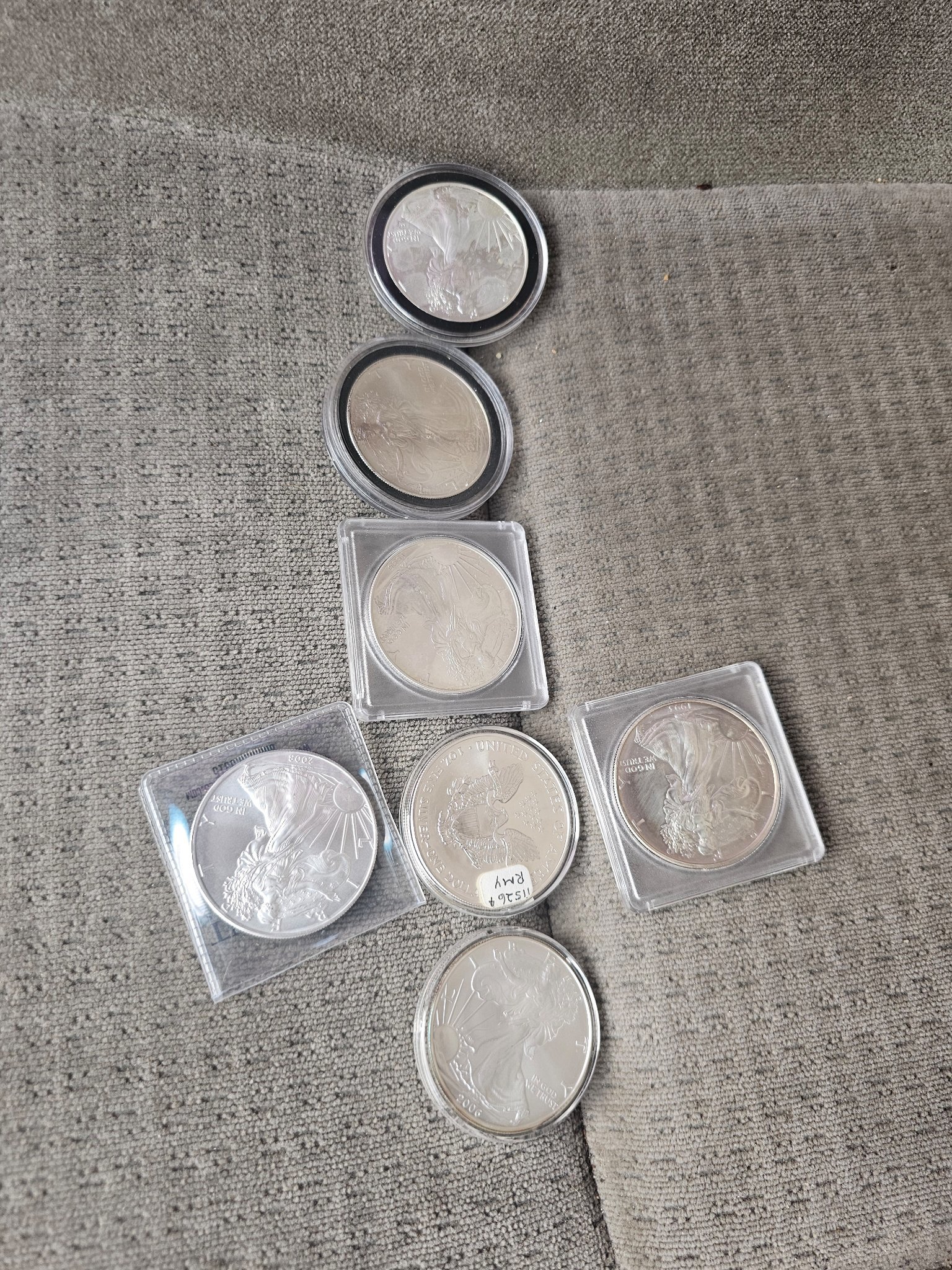 銀/米ドル (XAGUSD.FX)$ 地元のコインショップで銀のイーグルを7枚、1枚91ドルで購入しました！ - moomooコミュニティ