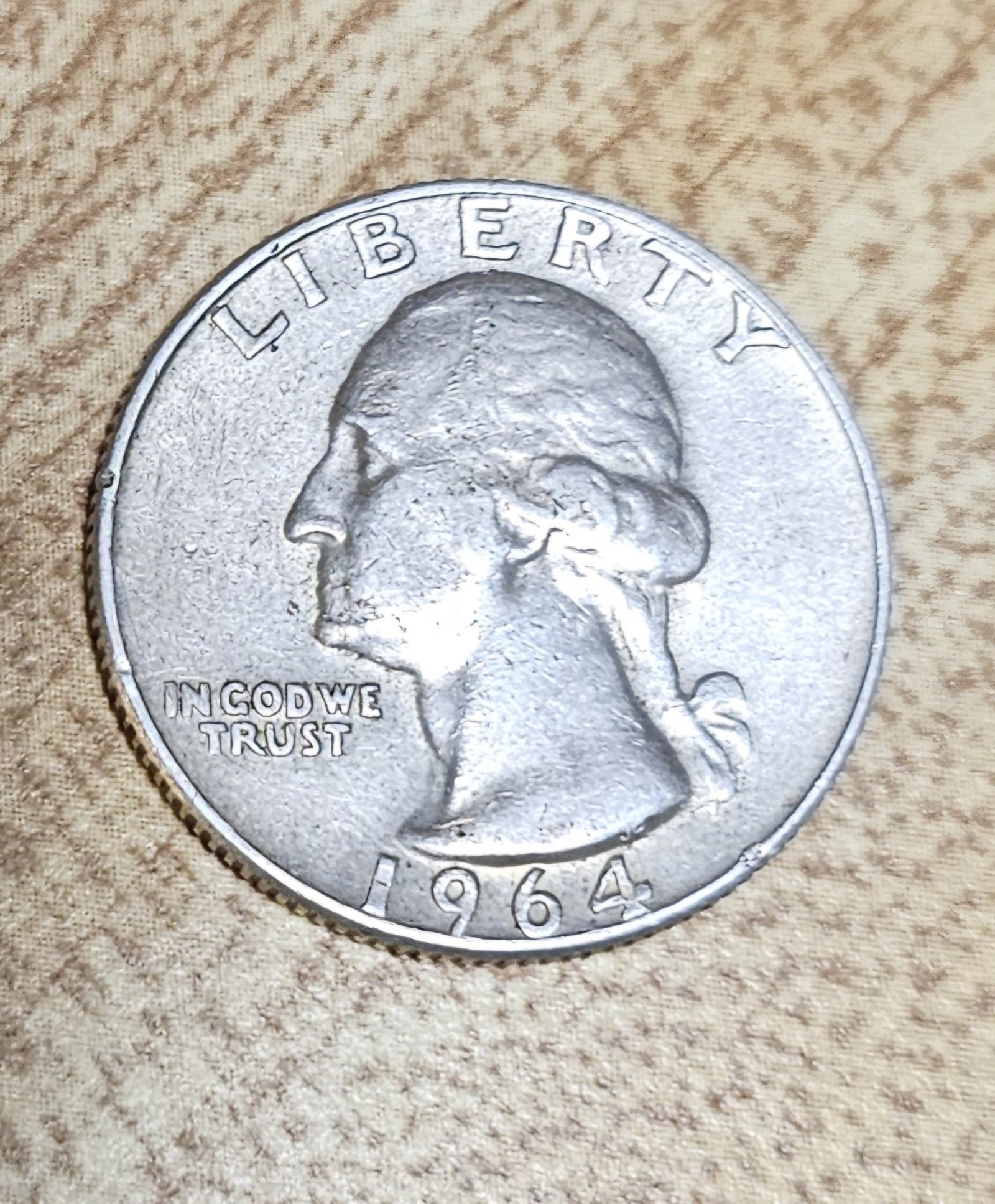 嘿！今天在找零钱时，我发现了我的第一枚1964年的银质25美分硬币🎉 含银量0.18084盎司！ $白银/美元(XA... - moomoo 社区