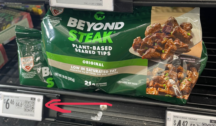 I tried the BYND steak recently and it was honestly really good.