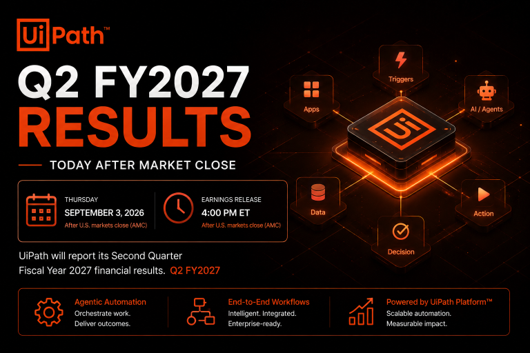 UiPath第二财季前瞻：这家业务编排领域的领军企业能否跨越智能体AI增长的障碍？