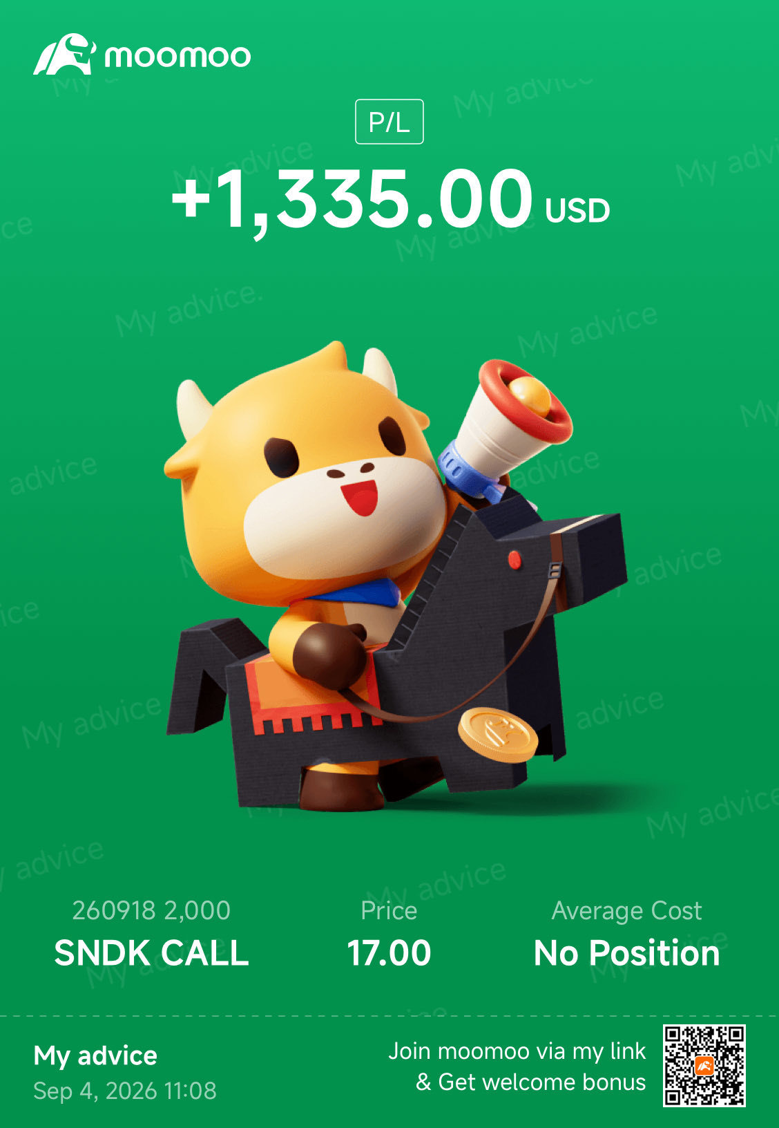 $閃迪 (SNDK.US)$ 我上個月虧掉的錢 全都回來了 ✈️✈️✈️✈️✈️✈️🫶