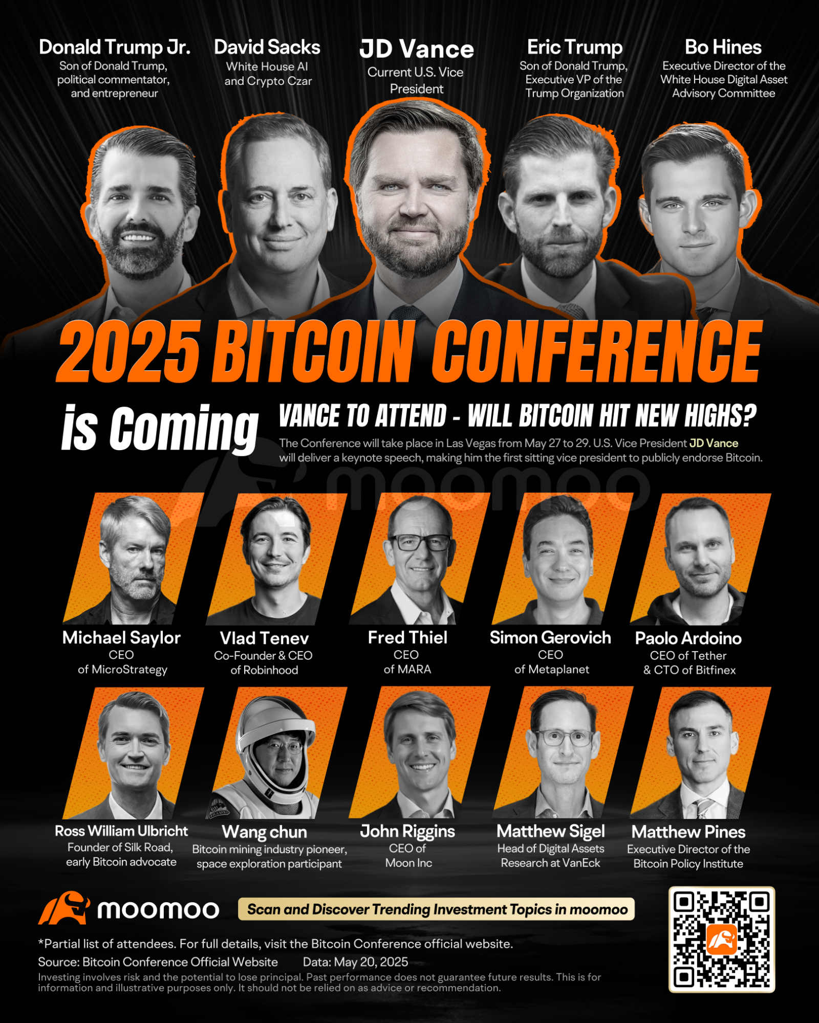 Crypto Weekly Digest | 2025 Bitcoin Conference Coming on Tuesday; US-HK Stablecoin Regulations Boost RWA Integration