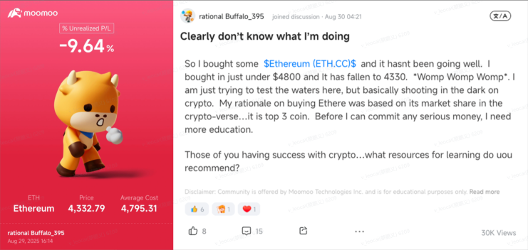 🎁 一位mooer通過分享加密貨幣交易歷程贏得了11,000積分；你能獲得更多嗎？