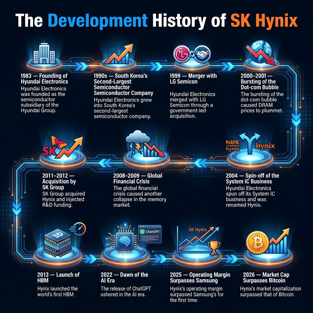 Crypto & Stocks | From $3B Rescue to $1.35T: SK Hynix's 13-Year Bet That Just Surpassed Bitcoin，then crashed 10%