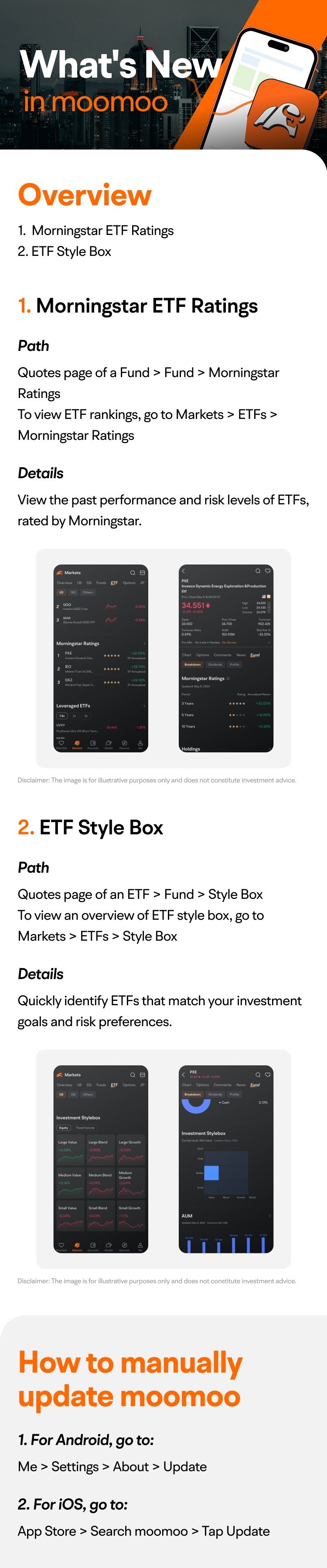 What's New: Morningstar ETF Ratings and ETF Style Box are available now!