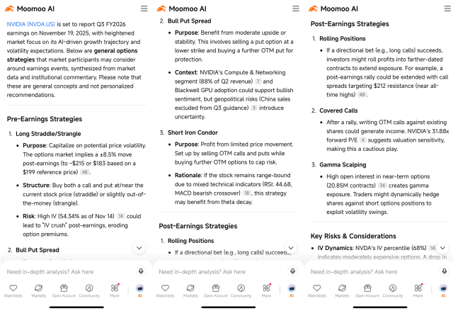 Market Pullback + NVIDIA Earnings: What’s the Strategy? Check out Moomoo AI’s Insights!