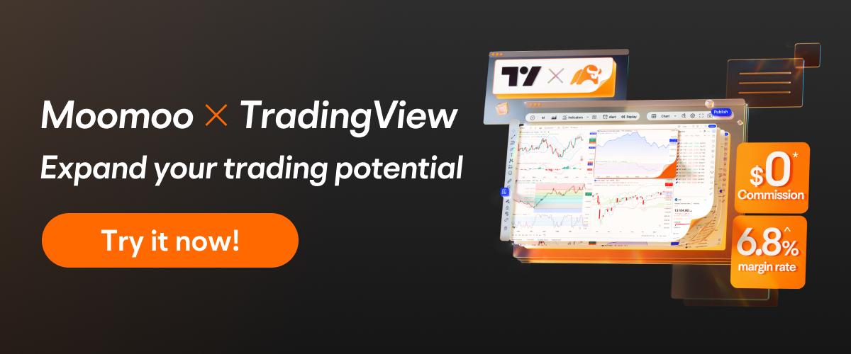 TradingView is an online platform offering real-time charting, technical analysis tools, and social networking features for traders and investors across various financial markets. It enables users to analyze market data, share trading ideas, and execute trades seamlessly with integrated brokerage services — including moomoo! This means you can now access moomoo directly within TradingView, creating a seamless and efficient trading workflow. [Tongue] What you can expect: [Fireworks]En...
