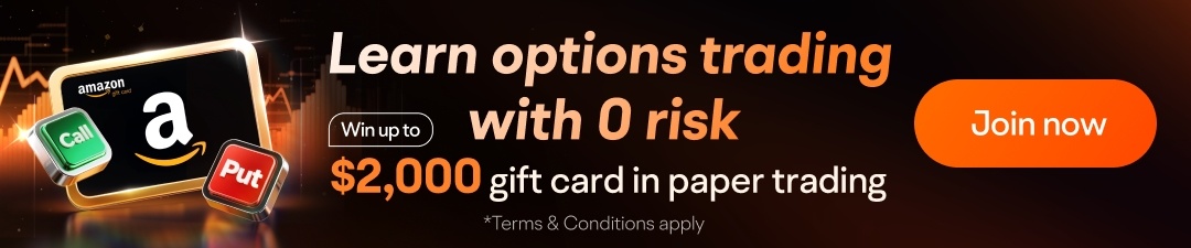 Join the Options Paper Trading Challenge to potentially win an Amazon Gift Card!