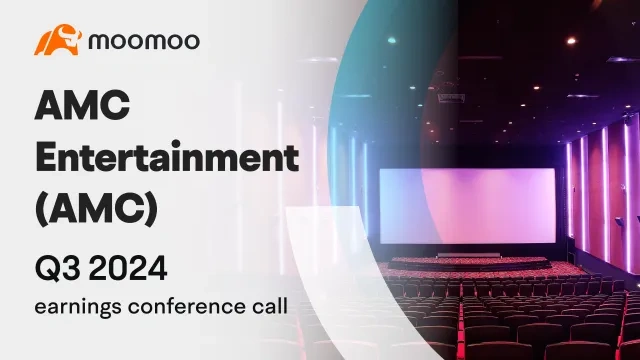 嗨，mooer們！ [打call] $AMC院線 (AMC.US)$ 在11月6日收盤後發布其第三季度財報。 [鏈接: 看漲AMC院線財報中心，解鎖見解>>] 本季度，分析師預計amc院線的營業收入將下降5.1%。 年度同比下降達到13.3億美元。 到2024年，amc院線的股價已下跌超過28%，截至11月4日。 您認為公司管理層會給投資者帶來一些驚喜嗎？訂閱 看漲 @Moo Live and book the con...