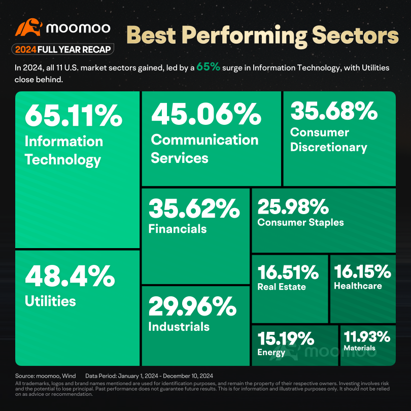 2024's Top Performing Sector: Tech Stocks Lead the Pack