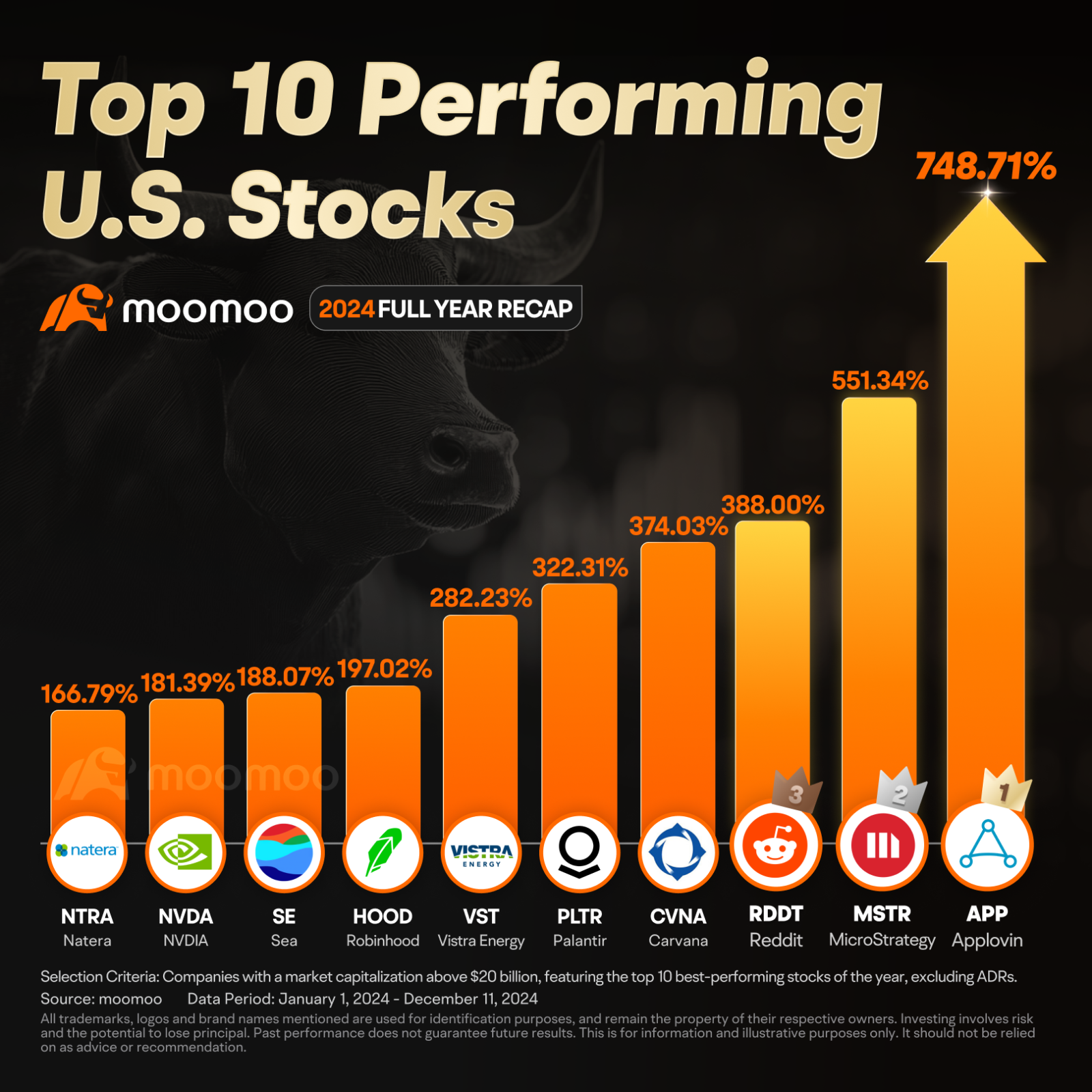 Top-Performing U.S. Stocks of the Year: Will the Rally Continue in 2025?