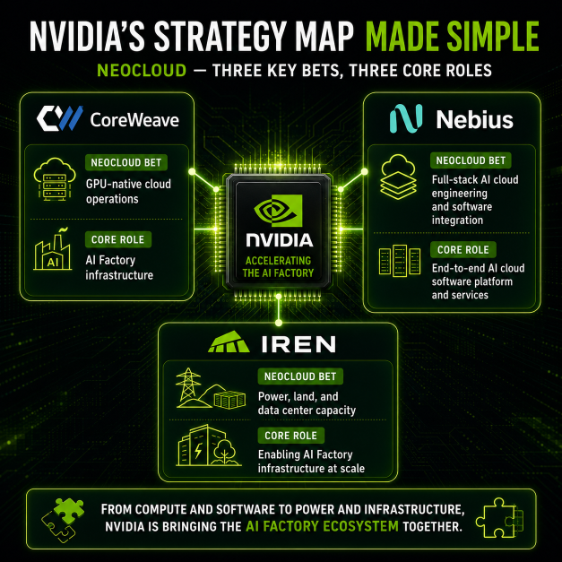 Nvidia Completes Its Neocloud Triangle: Why the $2.1 Billion IREN Bet Matters