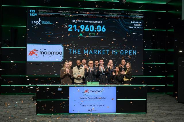 Global Trading Platform Moomoo CA Rings The Opening Bell at Toronto Stock Exchange