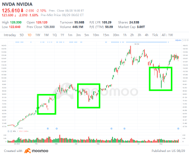 How to seize dip opportunities: a NVIDIA case study