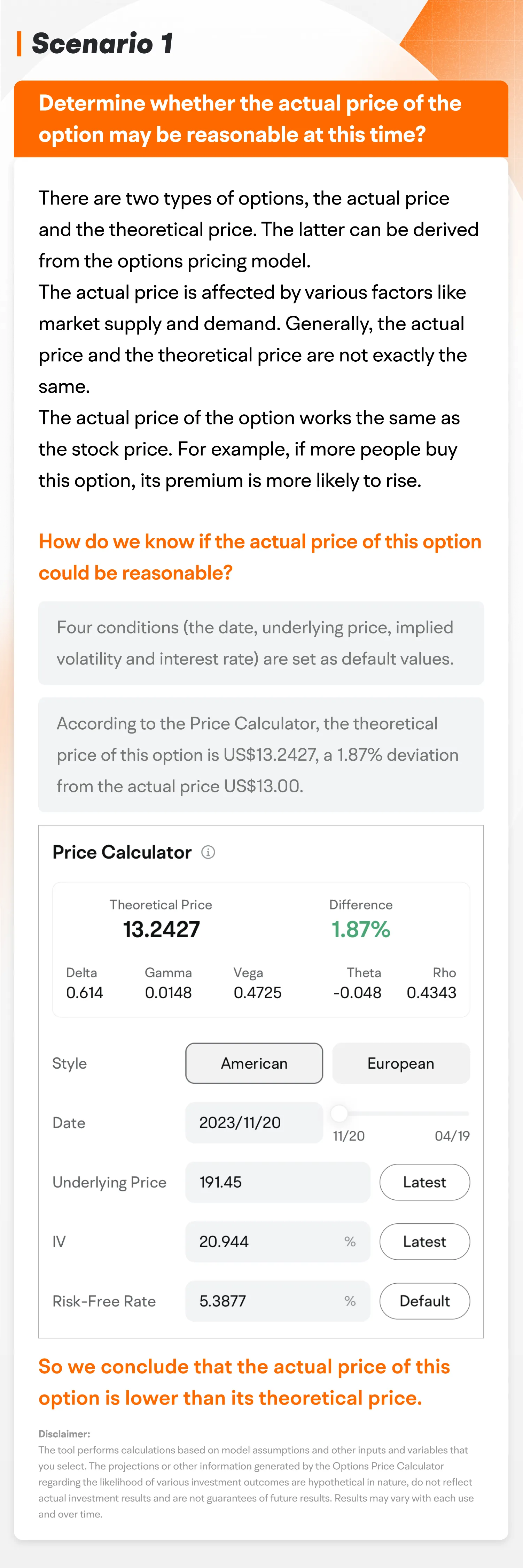 Options trading 101: why use the Options Price Calculator? (A case study of Apple)