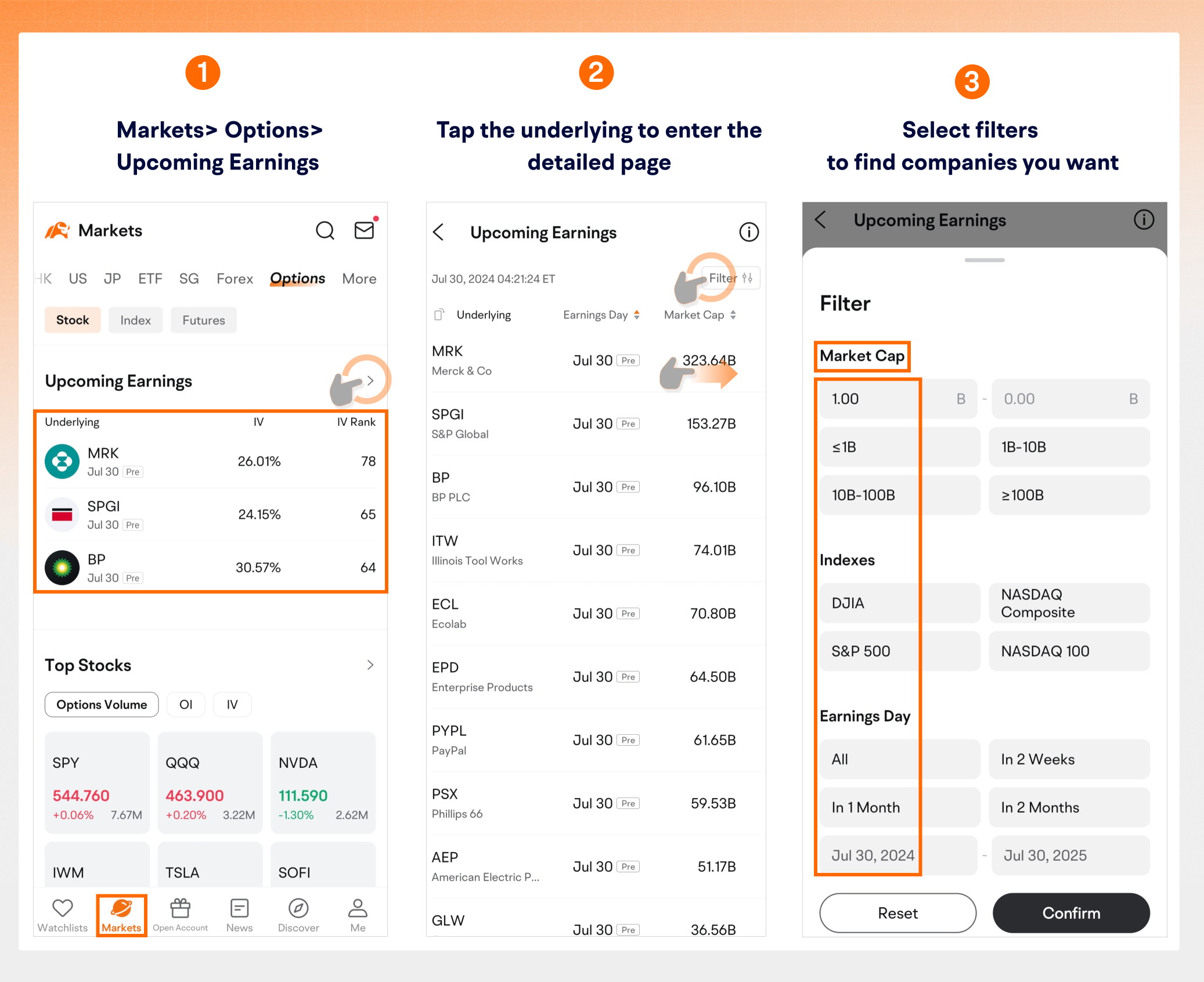 Unlock potential earnings season opportunities with Upcoming Earnings feature!